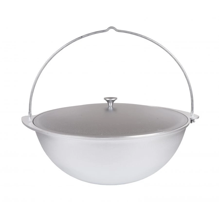 12L Aluminum Camping Pot with Lid by Kukmara