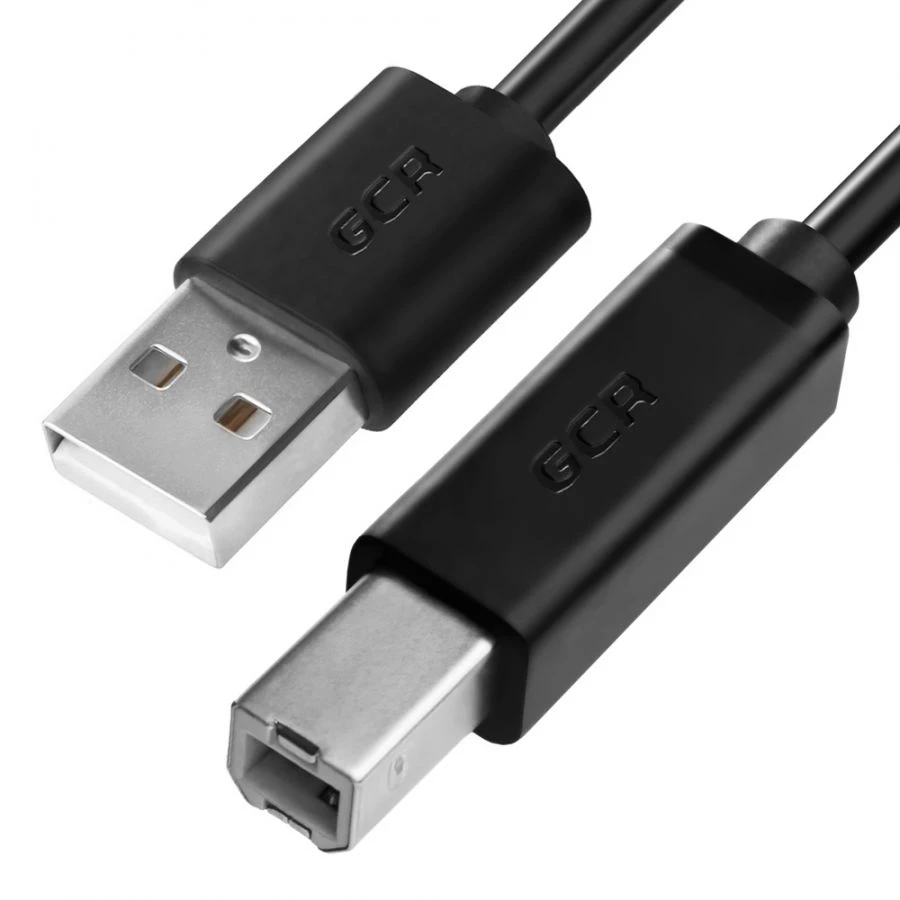 كابل طابعة USB 2.0 AM/BM GCR-UPC5 لنقل البيانات السريع