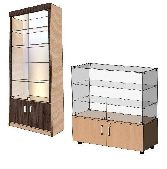 أثاث عرض خشبي للتجارة - واجهة "Edelwood