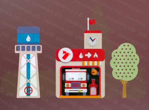 لوحة تطوير زخرفية "محطة الإطفاء" PMG-0PCH