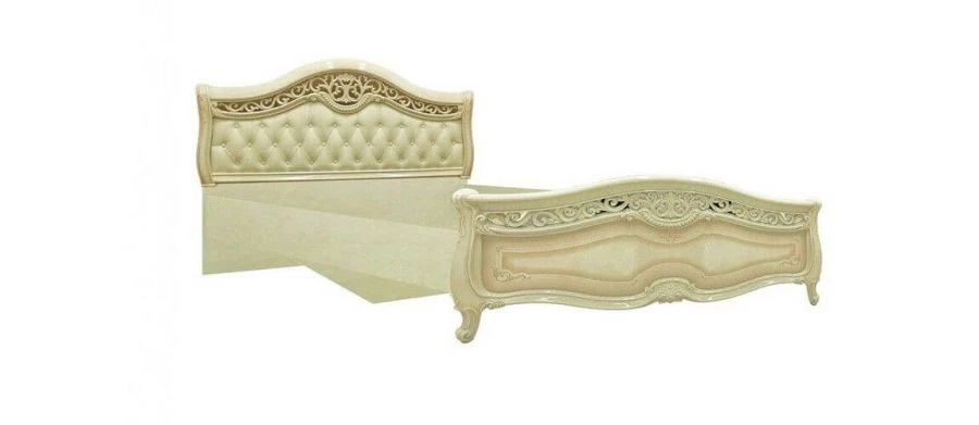 ميرابيلا روستيك سرير 1600 مع رغوة البولي يوريثان - موديل LD.649060.000
