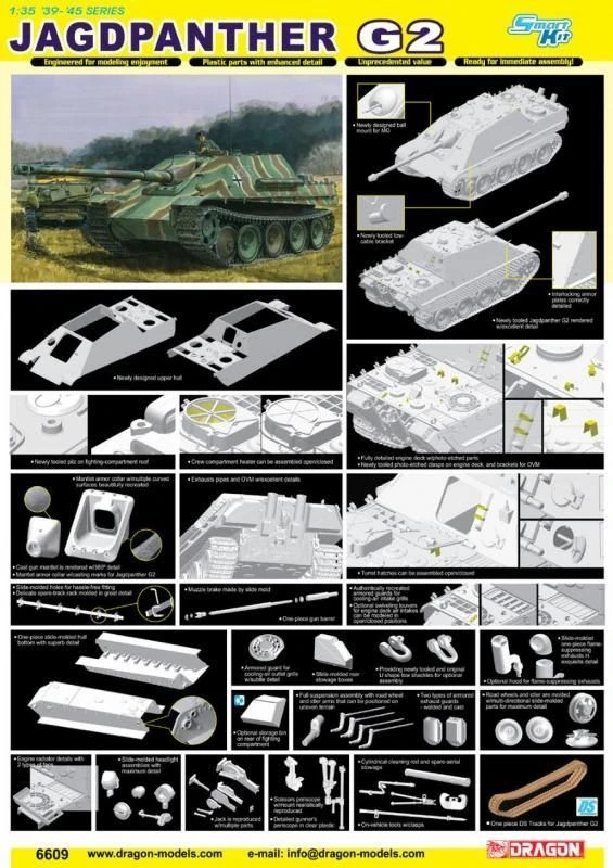 Jagdpanther Ausf.G2 Self-Propelled Model Kit
