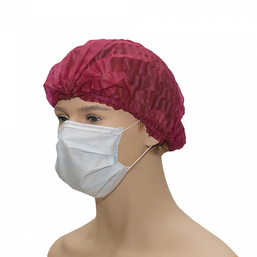 Non-Sterile Medical Mask from Non-Woven Materials "GEKSA" (Three-Layer, Elastic Blue)
