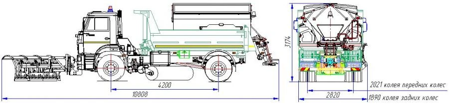 آلة صيانة الطرق الشاملة نموذج MK-4534-06