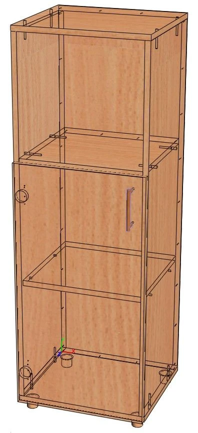 Paper Cabinet SU-2.1 with Adjustable Feet