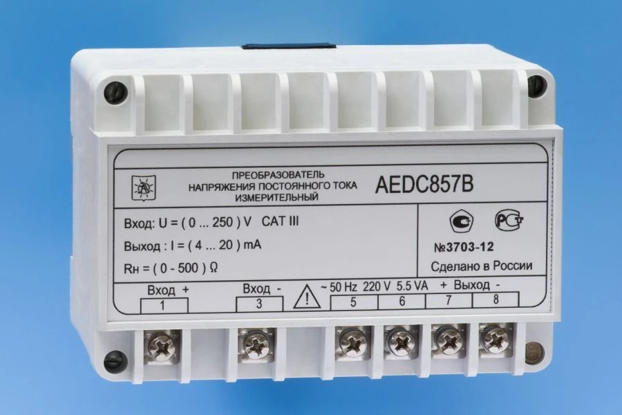 محول جهد التيار المستمر AEDC857 للقياس