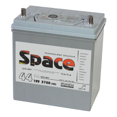 Lead-Acid Starter Battery for Internal Combustion Engines 12V 44Ah Asia 50B19 Space