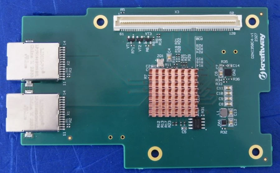 محول إشارة من PCie x8 إلى RJ-45 - OSR 2.0 ك.ر.ب.468369.002