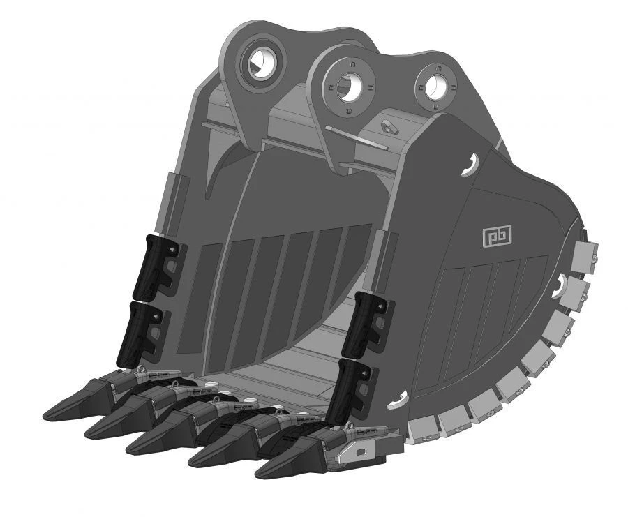 دلو صخري قوي 15م³ RDE-252.15v/M50CC(5)-KM1