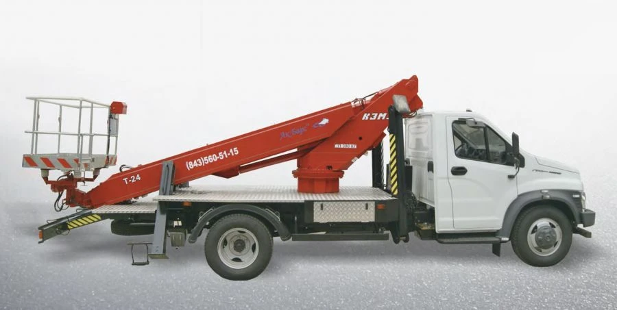منصة العمل الجوية T-24 على هيكل GAZ-C41R31