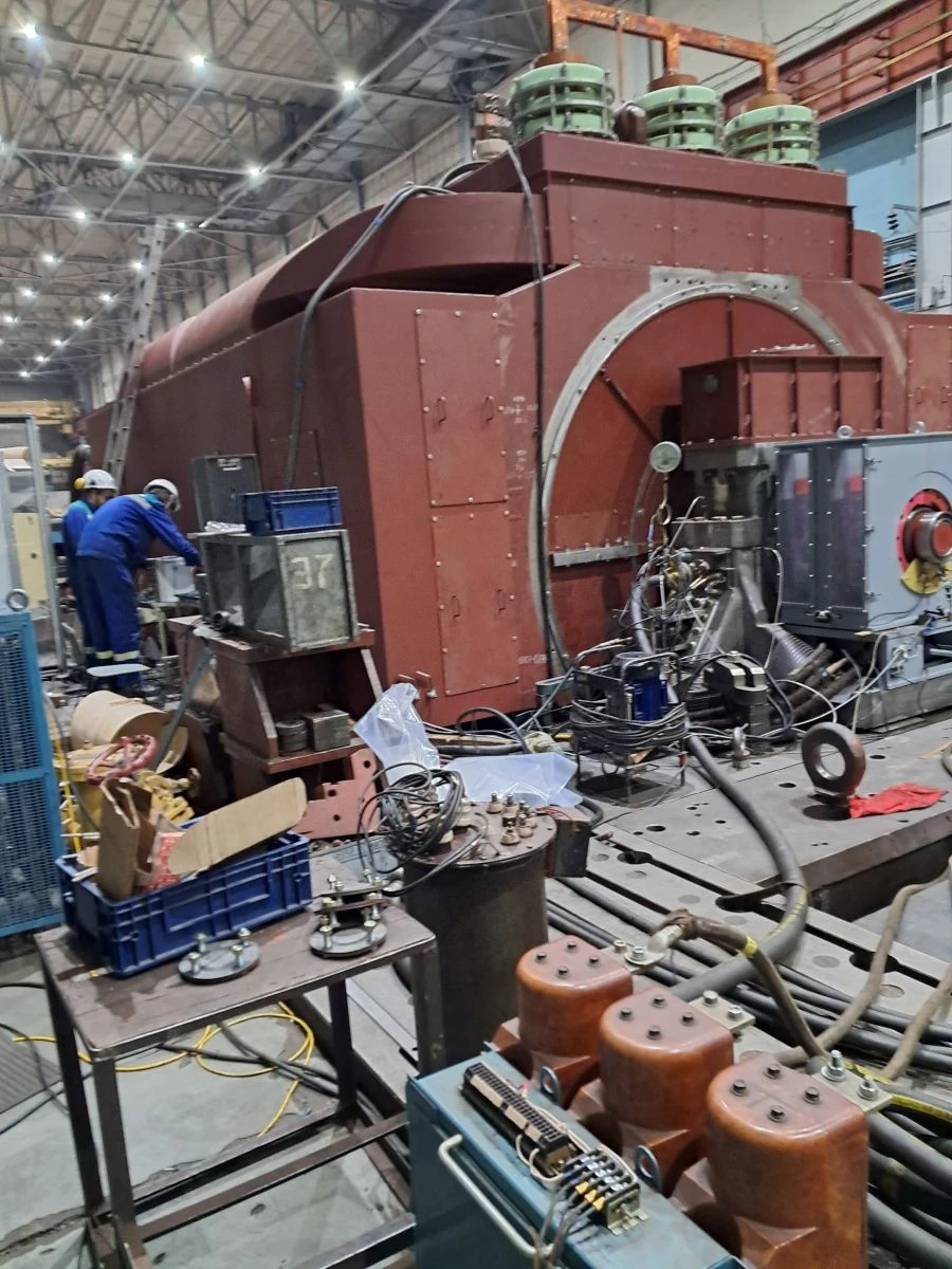 توربين مولد T3FG-160-2MU3 لمحطة نيجني كامسك للطاقة