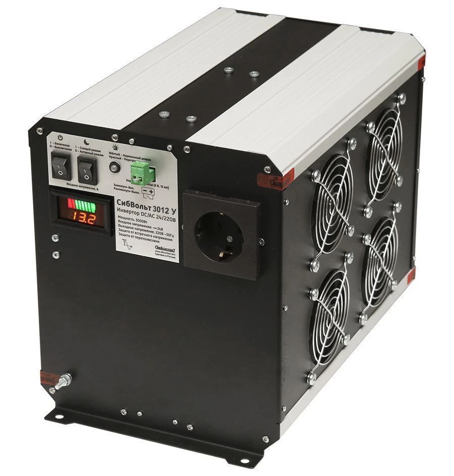 محول سيبفولت 3012U لتحويل الجهد DC/AC 12/220 فولت 3000 واط