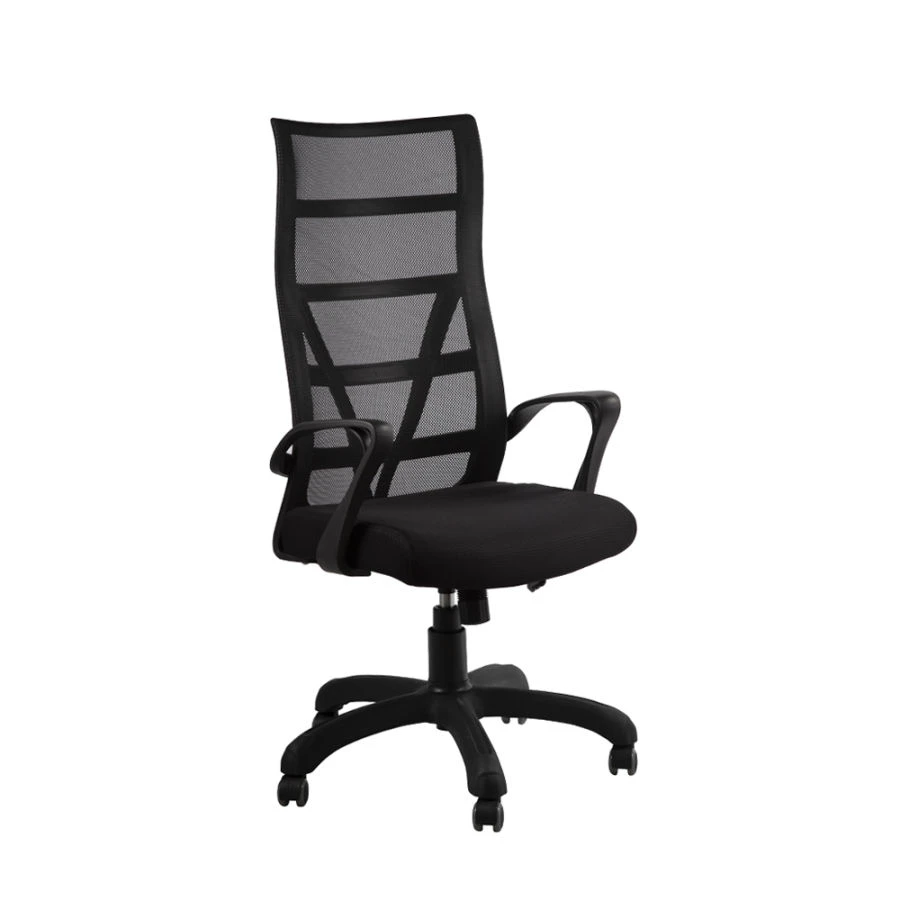 Oscar Metal Frame Chair with Textile Upholstery and Plastic Elements
