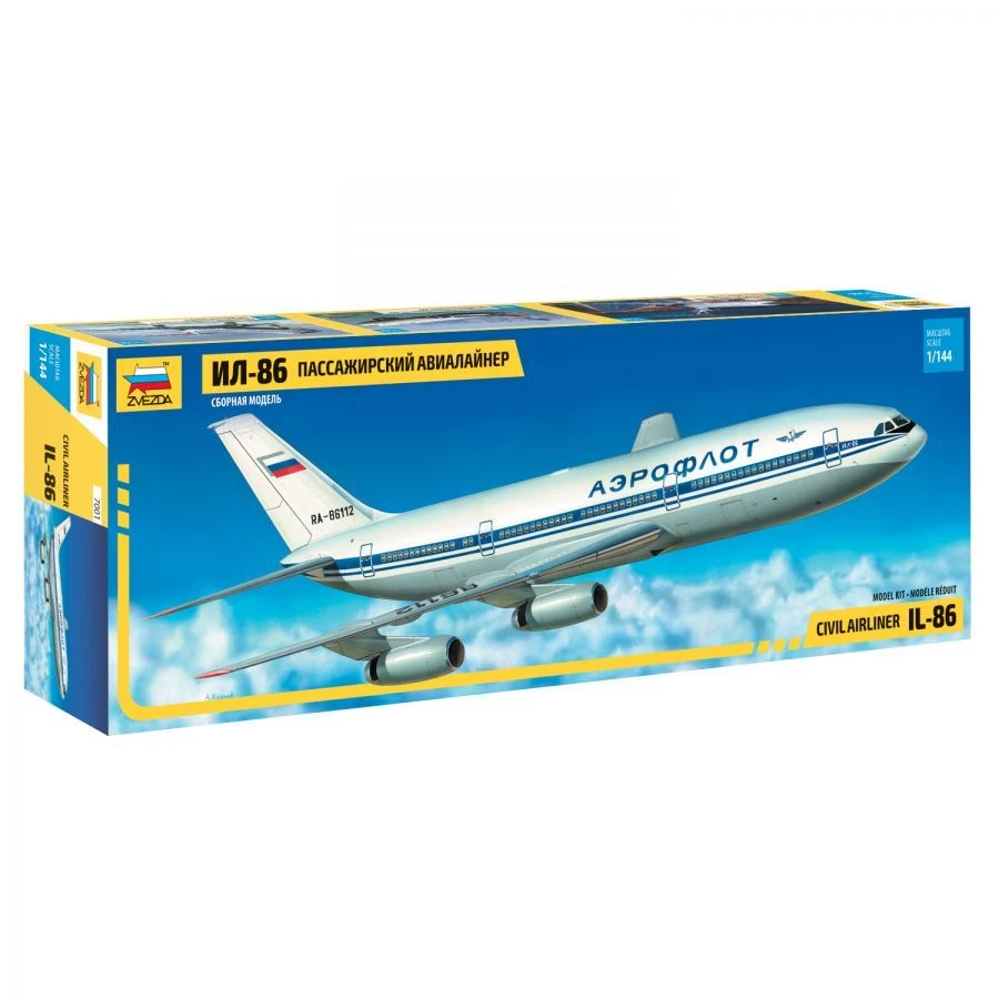 Passenger Airliner IL-86 Assembly Model