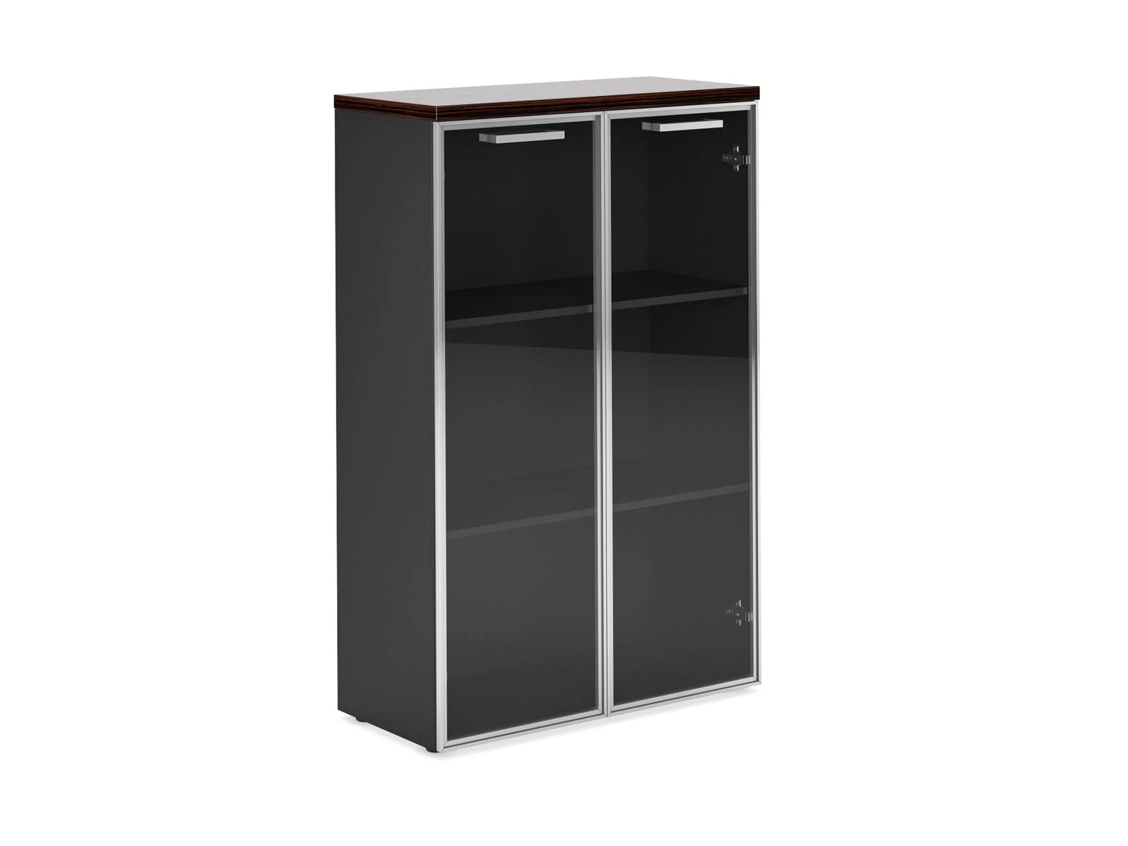 Medium Cabinet with Doors in Aluminum Frame, Art. FLL323
