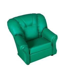 Children's Armchair with Wooden Frame and Eco-Leather Upholstery – Model 501 "Boyarin