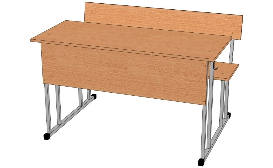طاولة محاضرات ذات مقعدين مع سطح مائل - SM-1