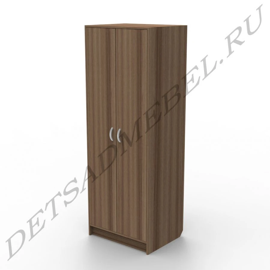 Closed Combined Wardrobe M1.21 with Shelves and Hanging Rod