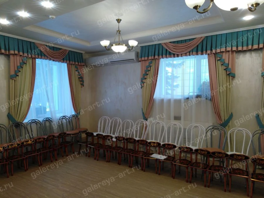 Decorative Satin Curtain with Solid Weave