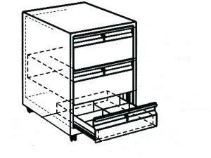 Office Cabinet TV-MTBO-1.7.01 - Durable Metal Design