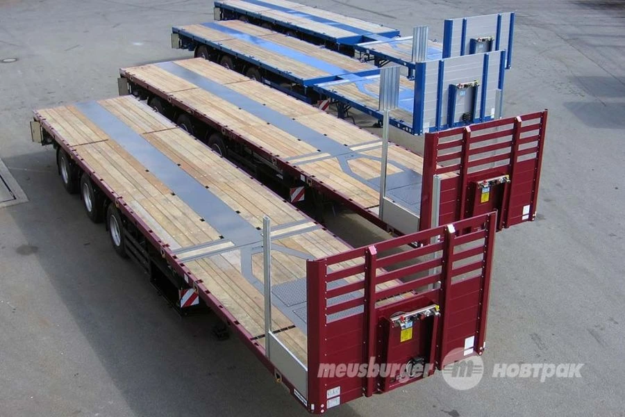 مقطورة منصة ثلاثية المحاور مع إطار منزلق SP-361AZ