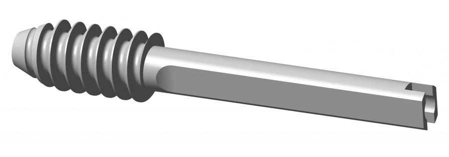 Hip Screw for Proximal Plate Fixation, 12.6mm Diameter, 45-120mm Length