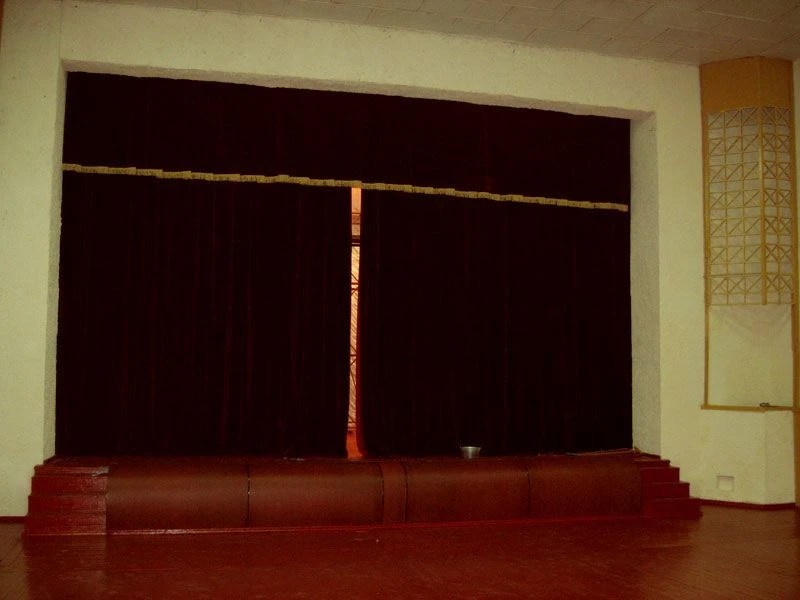 Stage Separation Curtain without Lining for Audience Area