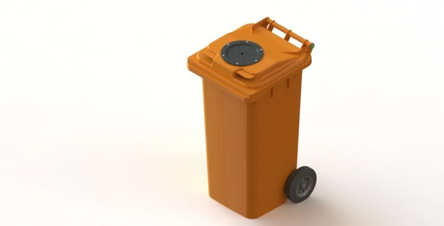 Mobile Waste Container 120L Art. 23.C29.V/1 (20.801.30.PE; 21.051.30.V/1)