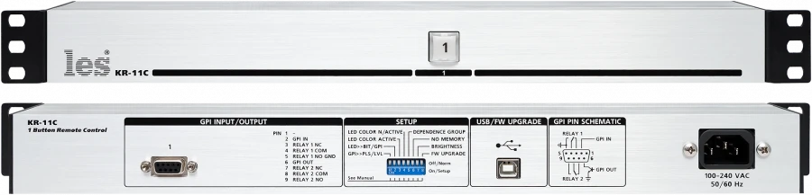 جهاز التحكم النشط KR-11C مع USB وإشارات GPI