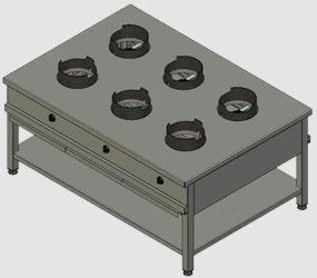 محطة ووك لطهي الأطباق المتنوعة KSW 06 رقم الفن 8793