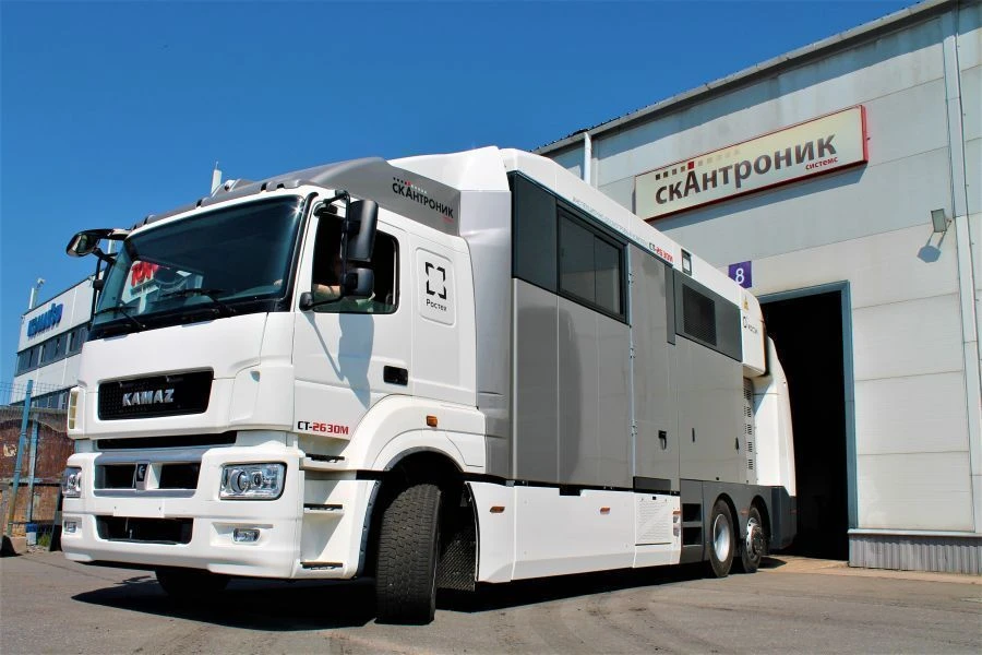نظام الفحص والمراقبة المتنقل ST-2630M على شاسيه كاما ز 65208-S5