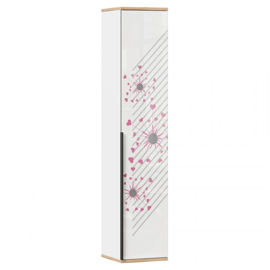 Urban LD.528040.000 One-Door Cabinet (White/Pink)