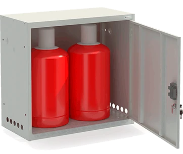 Gas Cylinder Cabinet for Two 27L Cylinders Model ШГР 27-2-4