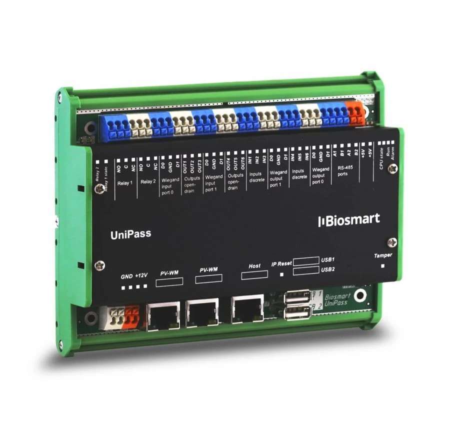 جهاز التحكم BioSmart UniPass للتعرف على أوردة الكف