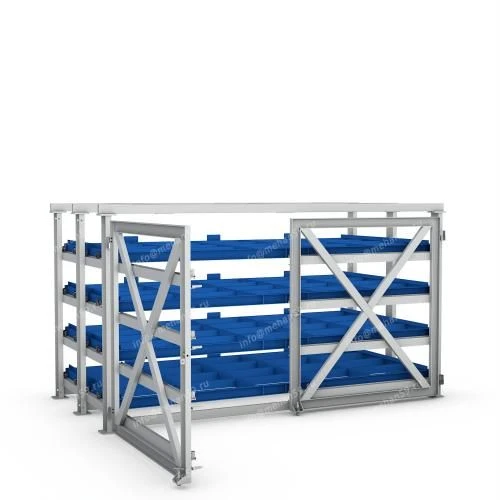 Horizontal Metal Sheet Storage Rack Series 1618