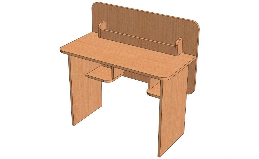 طاولة كتب مع رفوف - نموذج SK-1