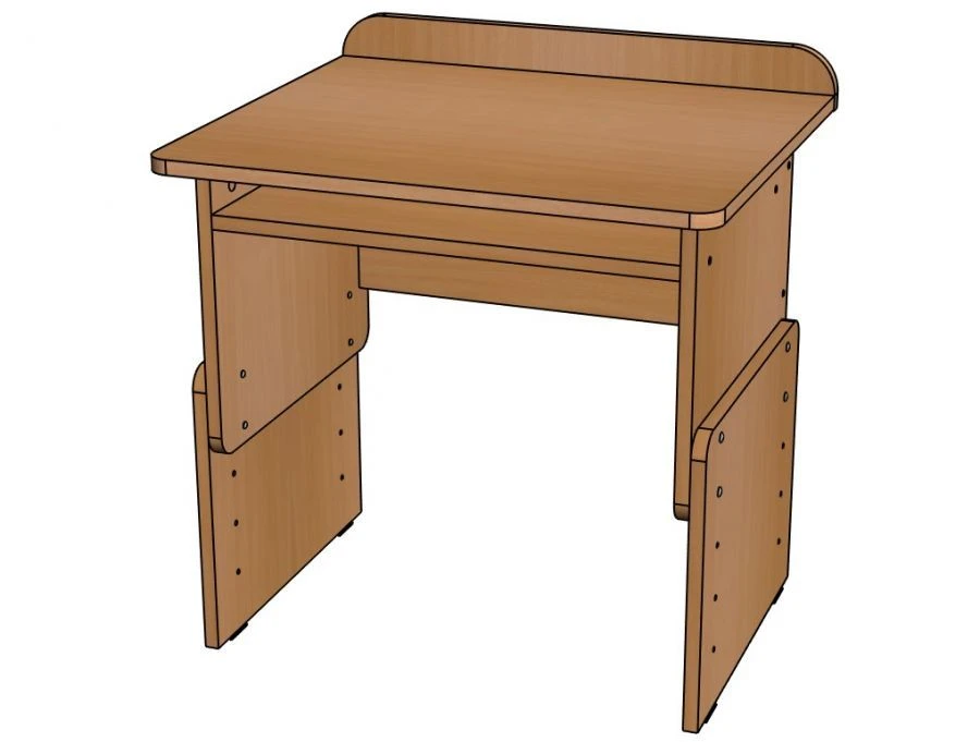 مكتب أطفال فردي مع رف - نموذج SD14