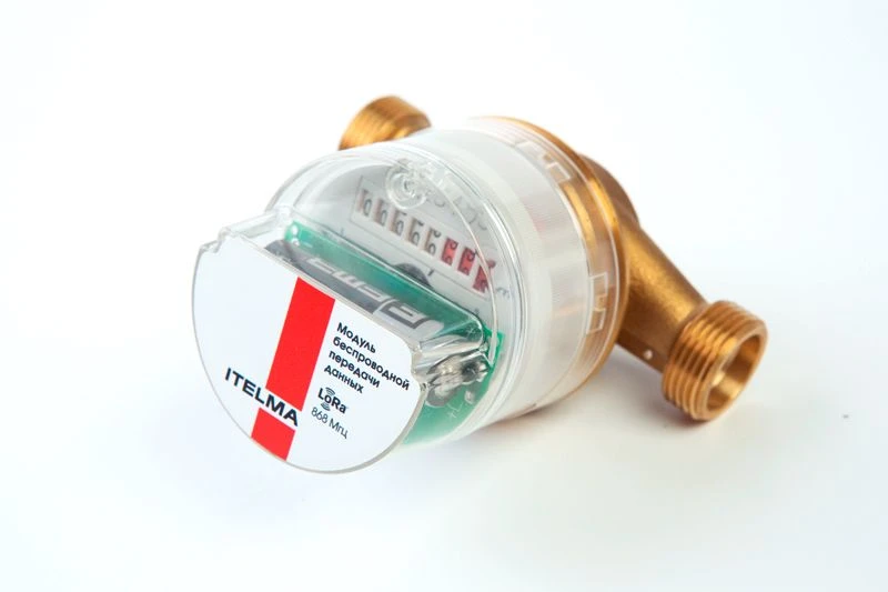 مقياس تدفق المياه الميكانيكي ITELMA WFW 25.D110 L مع وحدة LoRaWAN