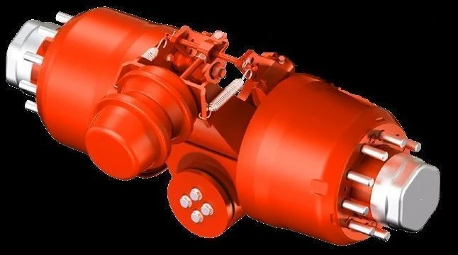 مجموعة المحور DT220.200.00: محور العجلات DT220.220.00-20 مع تعليق هيدروليكي DT220.210.00