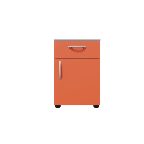 Wooden Side Cabinet with Drawer and Door T.6.2