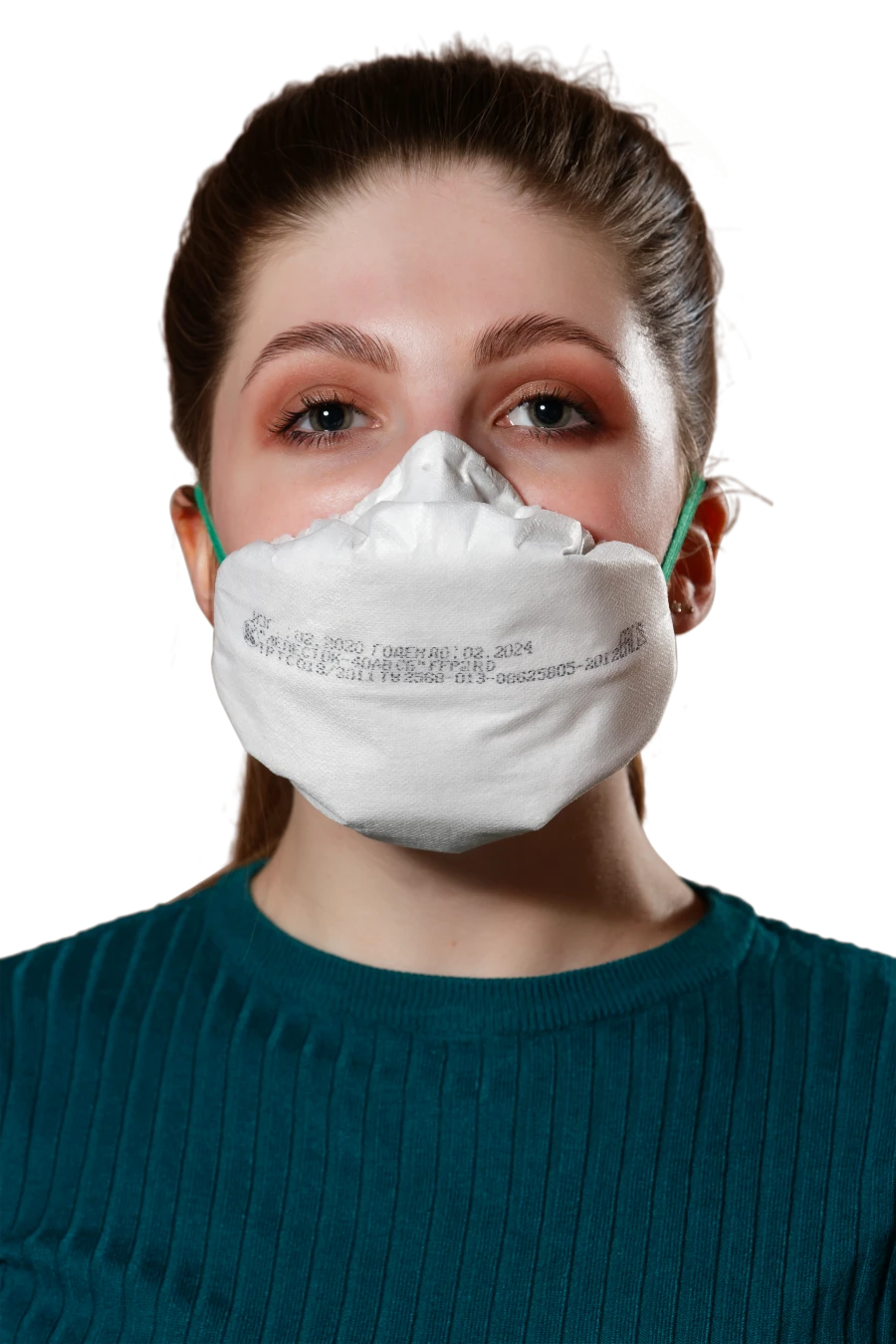 Filtering Half Mask for Aerosol Protection with Additional Gas and Vapor Defense "Lepestok-40AV SB" FFP2 R D