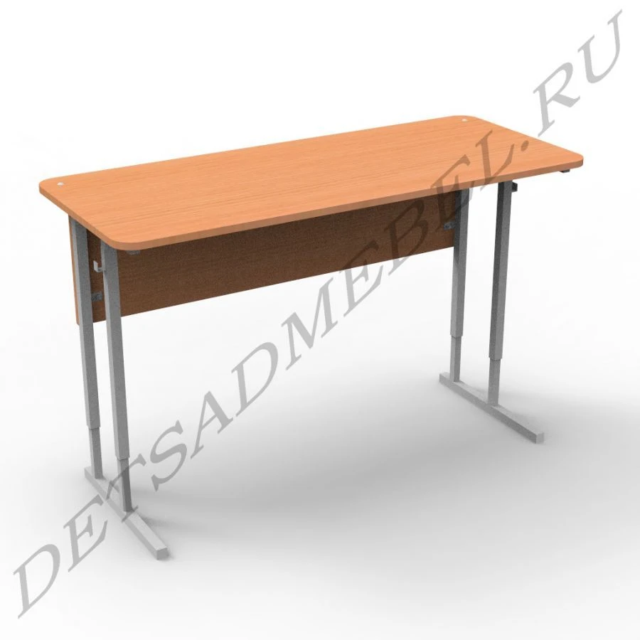 مكتب طالب بإطار معدني وسطح MDF