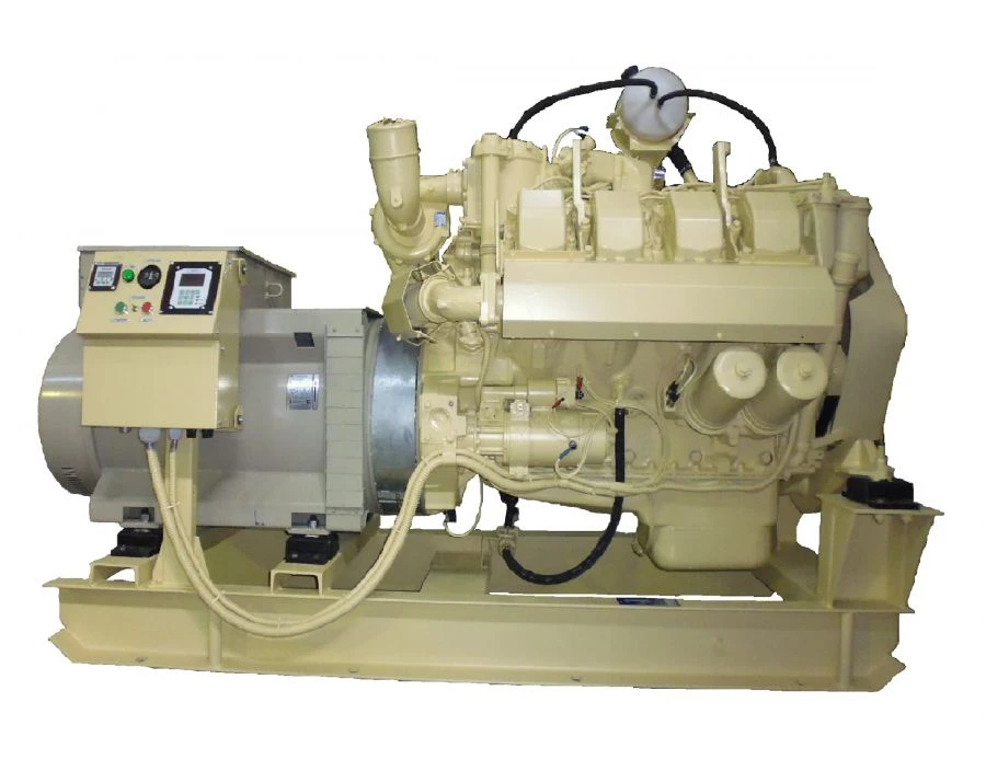 مولد ديزل مساعد بحري بنظام تبريد مزدوج DG1A 150/1500 M4