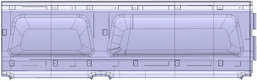 Roof Upholstery for Cabin A65R52-5702061