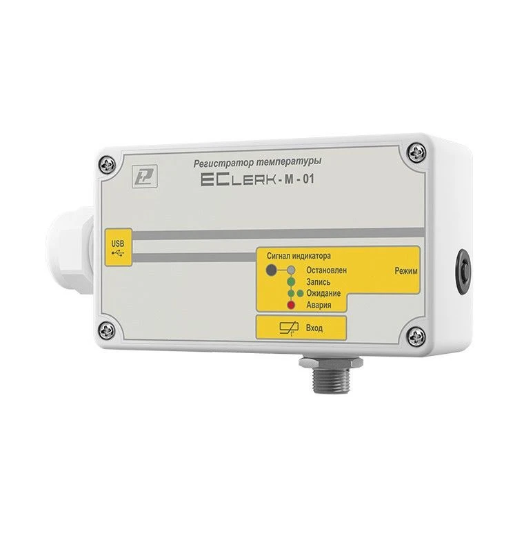 جهاز قياس وتسجيل درجة الحرارة EClerk-M-01-K-G2-HP