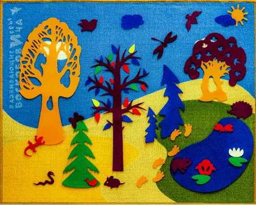 بيئة تطوير متعددة الوظائف "الغابة الأرجوانية" (1x1.25 م، سجادة)