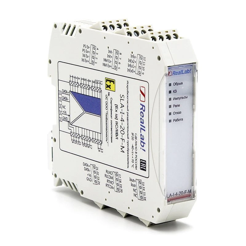 العازل الآمن للشرارة لإشارات تردد المستشعرات SLA-I-4-20-F-M