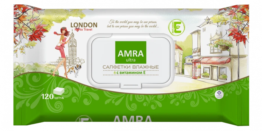 Refreshing Travel Wet Wipes for On-the-Go Hygiene AMRA LONDON