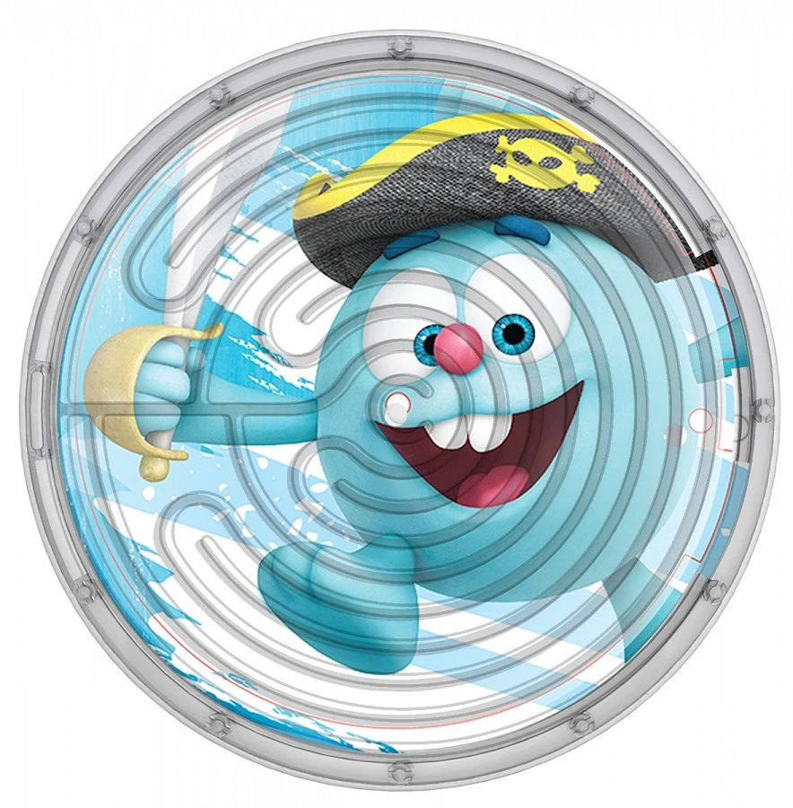 لعبة المتاهة ذات الجانبين (سميشاركي: مغامرة كونية) في عبوة بلاستيكية