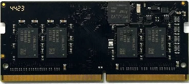 وحدة ذاكرة DDR4 SO-DIMM مع المتحكم الدقيق RISC-V AMk32